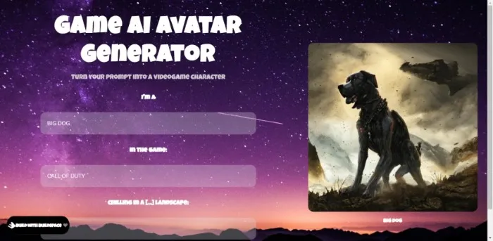 Game AI Avatar Generator