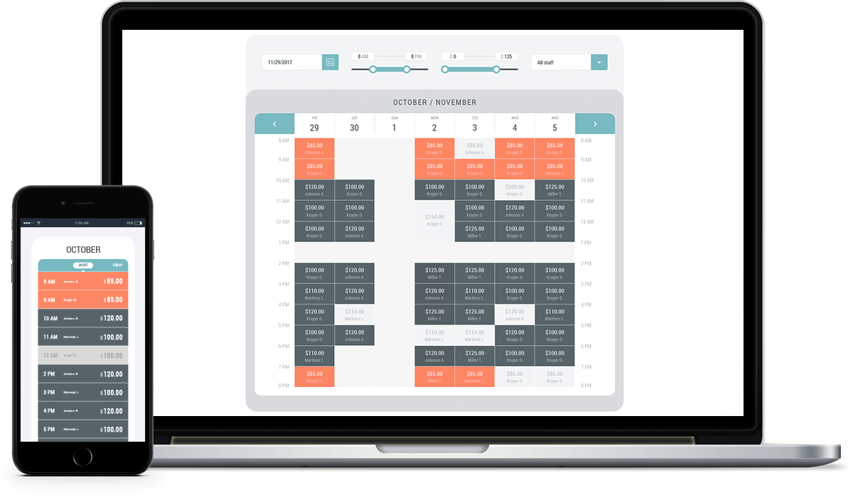Unbooked Appointments preview
